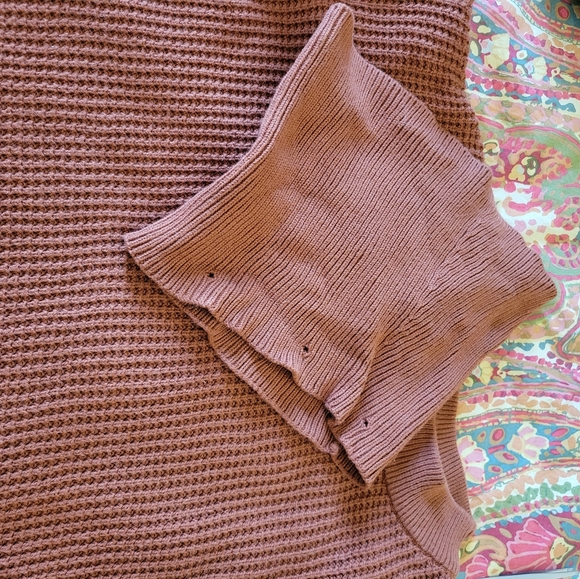 Vetta Capsule Edgy Sweater Waffle Terracotta - Picture 7 of 11